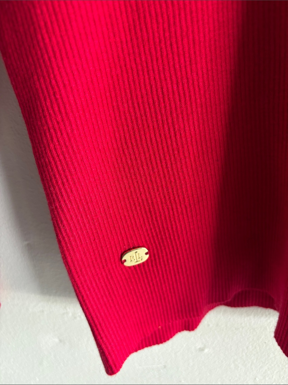 Ralph Lauren Black Label Women's Ribbed Turtleneck Sweater - Fuchsia - Picture 3 of 6